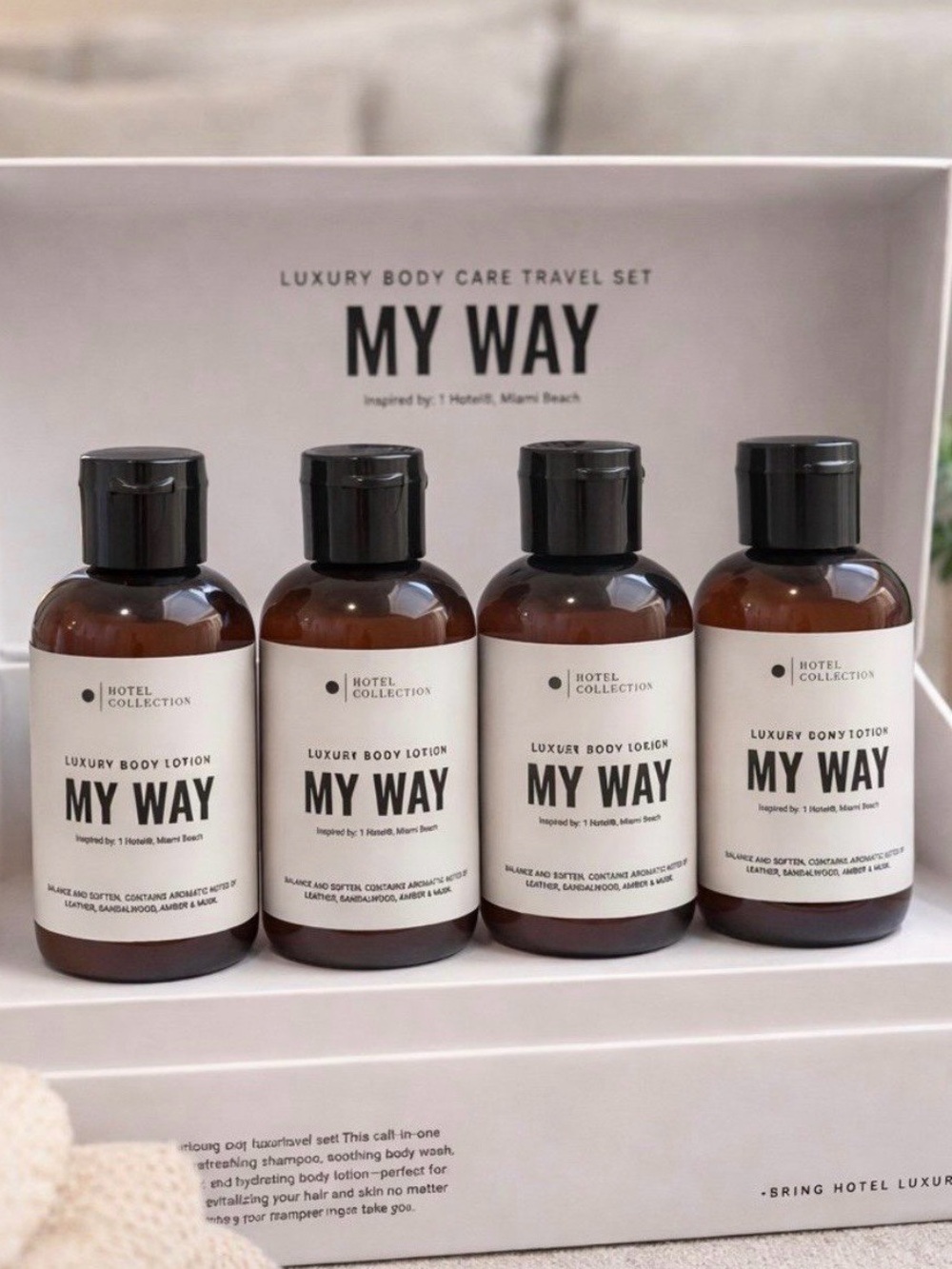 Hotel Collection Hotel- 4 Piece Travel Set - Scent: My Way